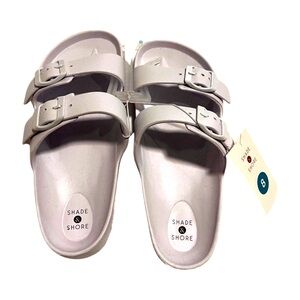 Shade & Shore White Slides
